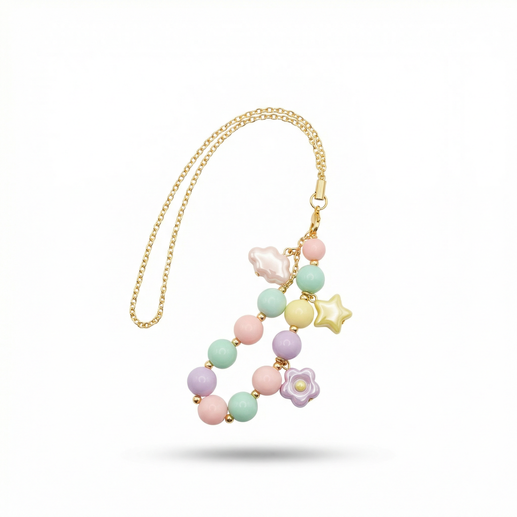 cute beaded phone charm